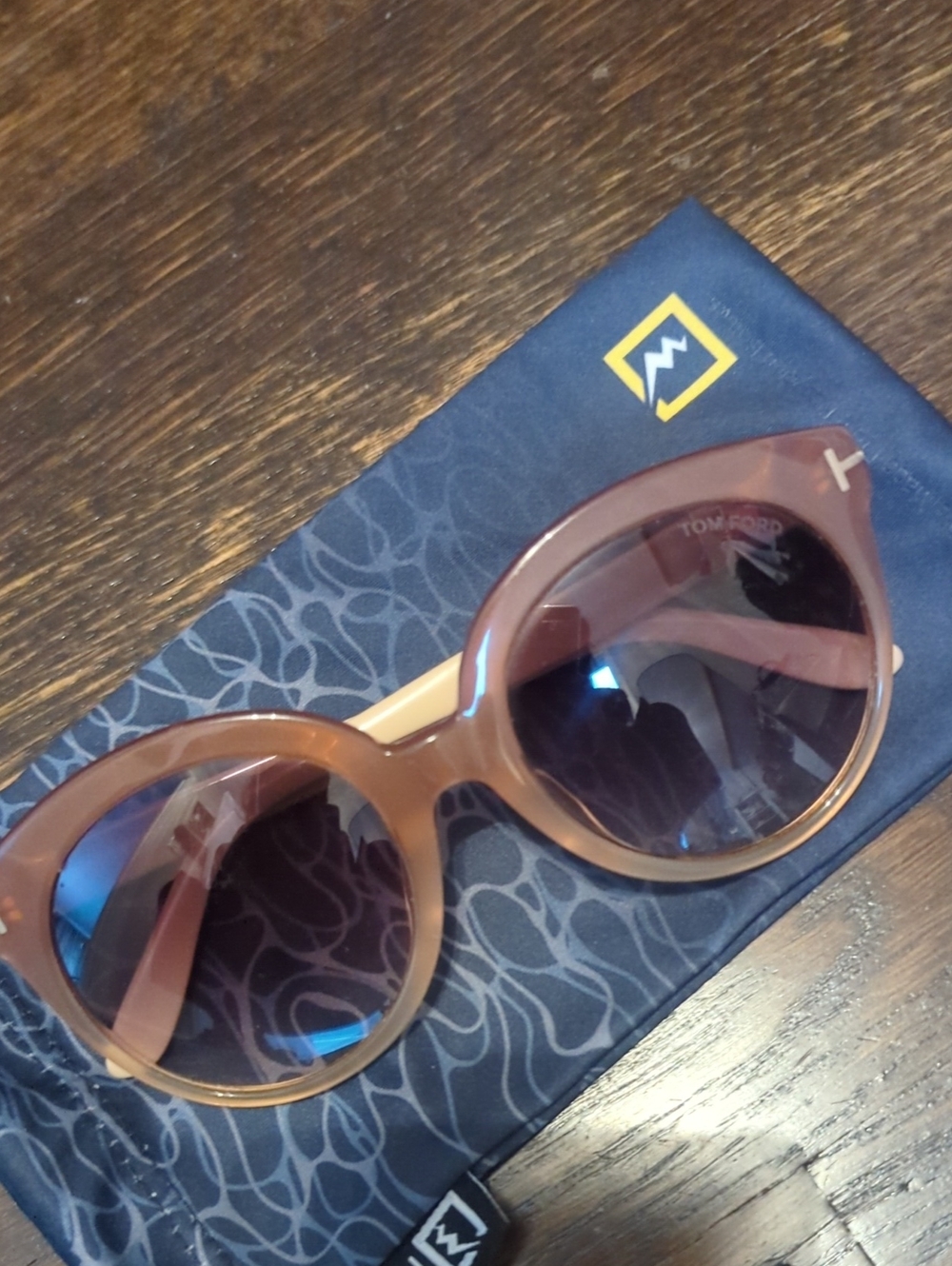 Tom Ford Women’s Blush Pink Round Sunglasses